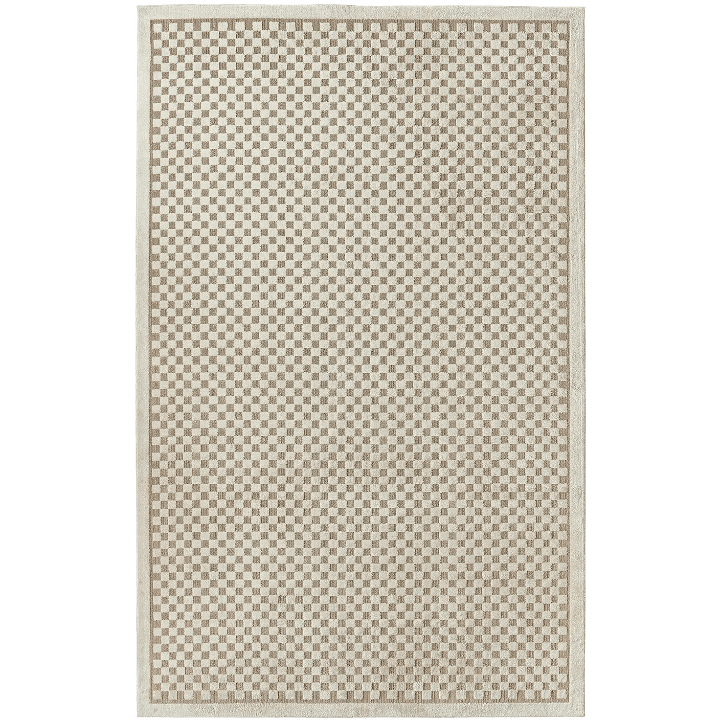Milo Sandy carpet in beige, shown in a product top view as image 1