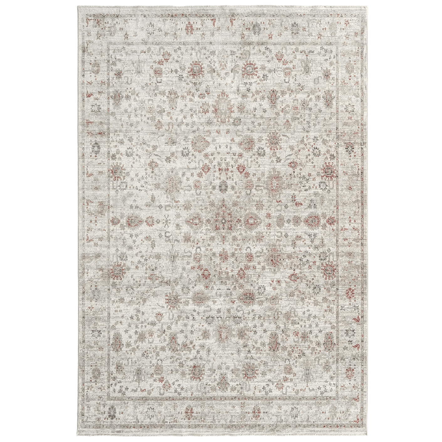 Alexander Dune carpets in red and beige, shown in a product top view as image 1