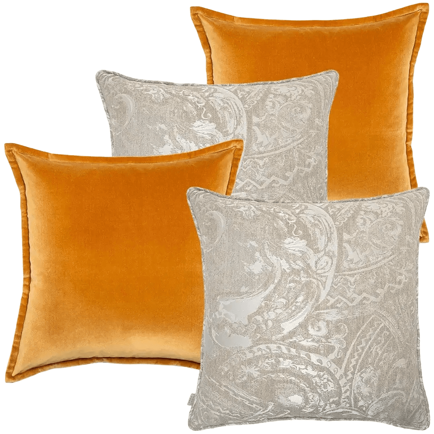 Amiya Bundle bundle - indoor in orange, beige and silver, shown in a product front view as image 1