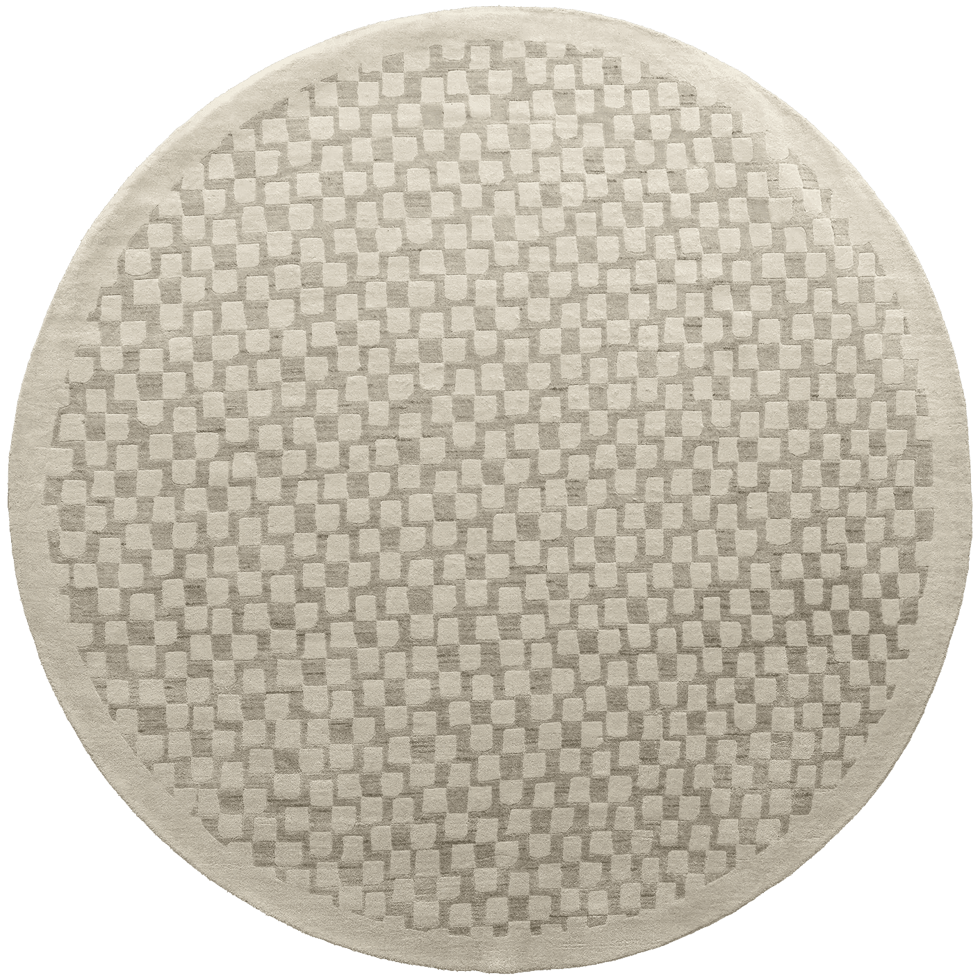 Chess Dune carpets in taupe and beige, shown in a product top view as image 1