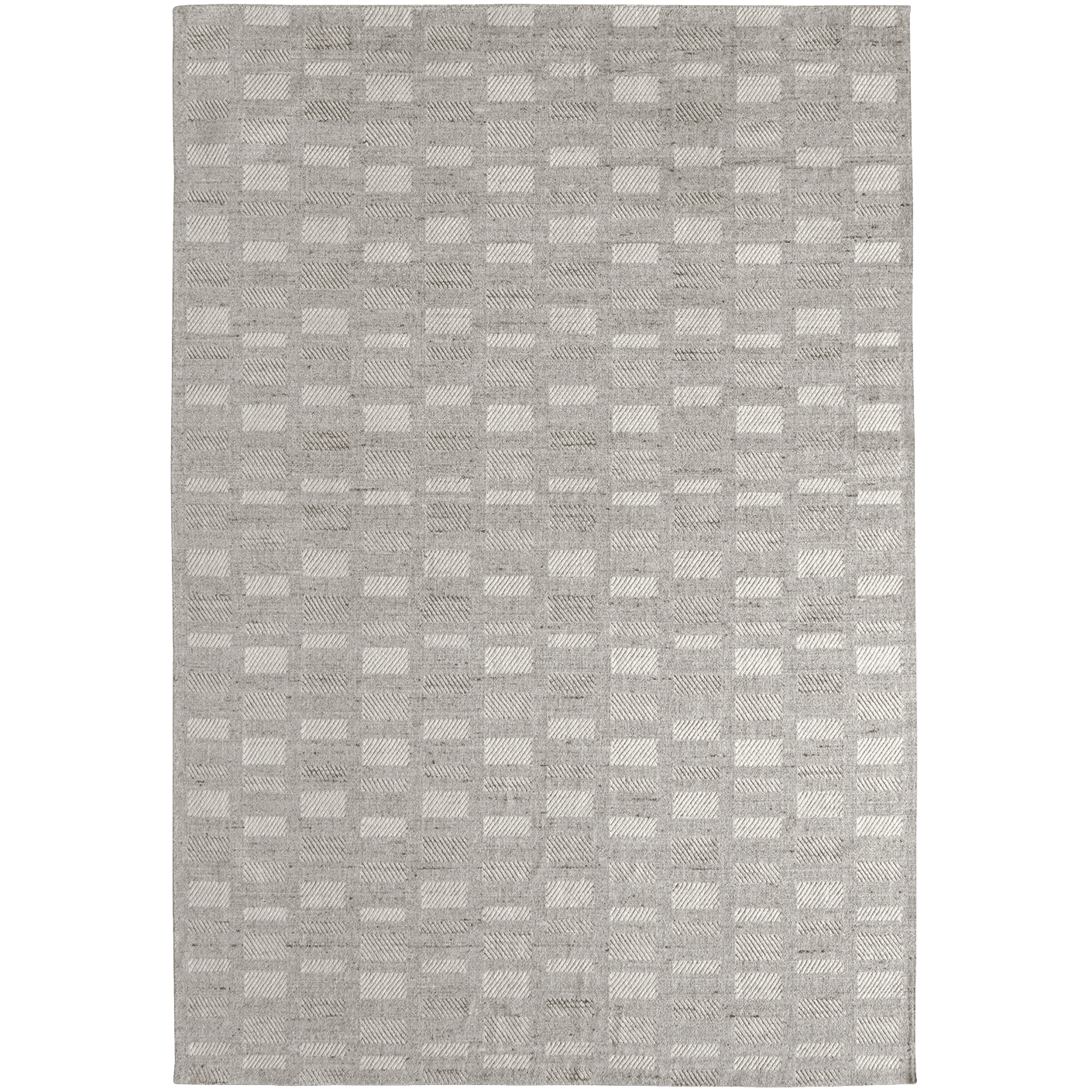 Dante Ashton carpets in grey and beige, shown in a product top view as image 1