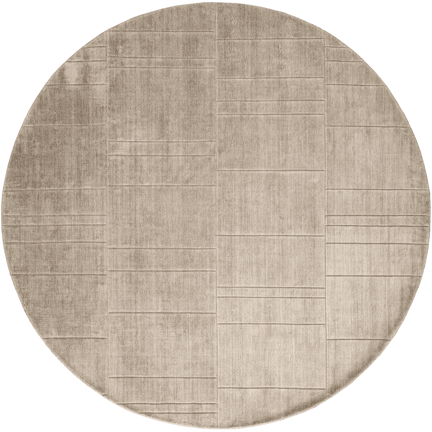 Elliot Sandy carpets in beige and taupe, shown in a product top view as image 1