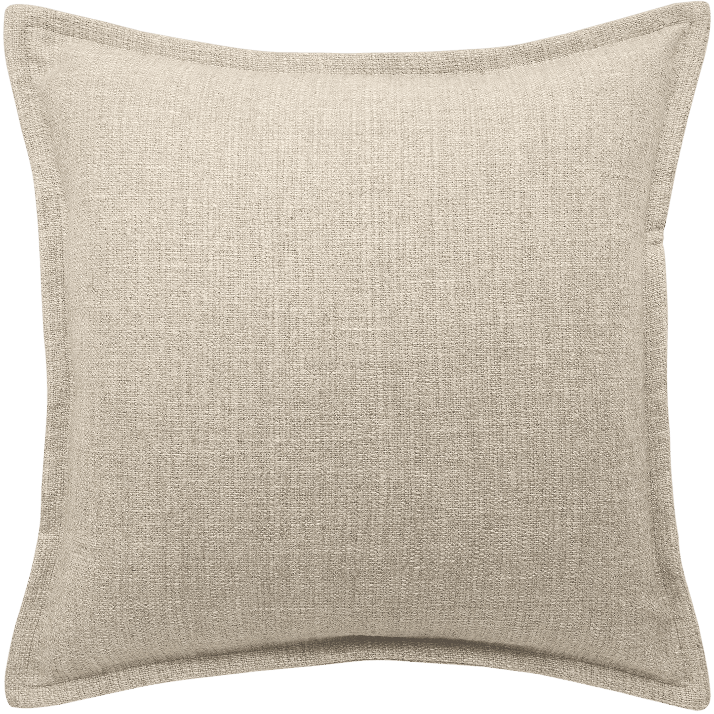 Emmett Shale cushion in beige, shown in a product front view as image 1