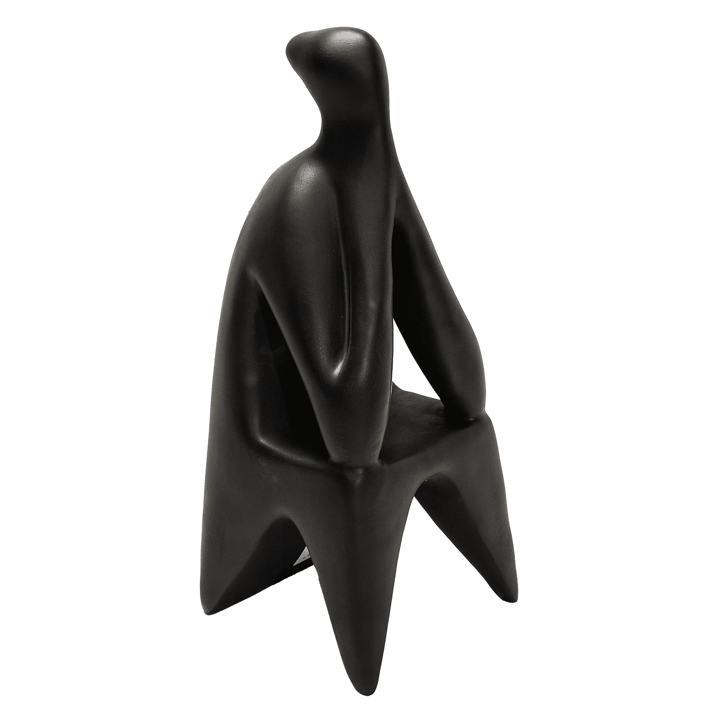 Hakim Arneson statues and sculptures in black, shown in a product front view as image 1
