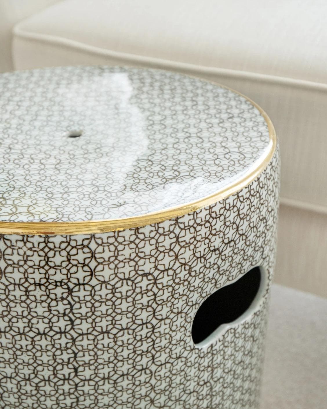 Hans Jacobsen stools in grey, shown in a lifestyle close-up as image 4