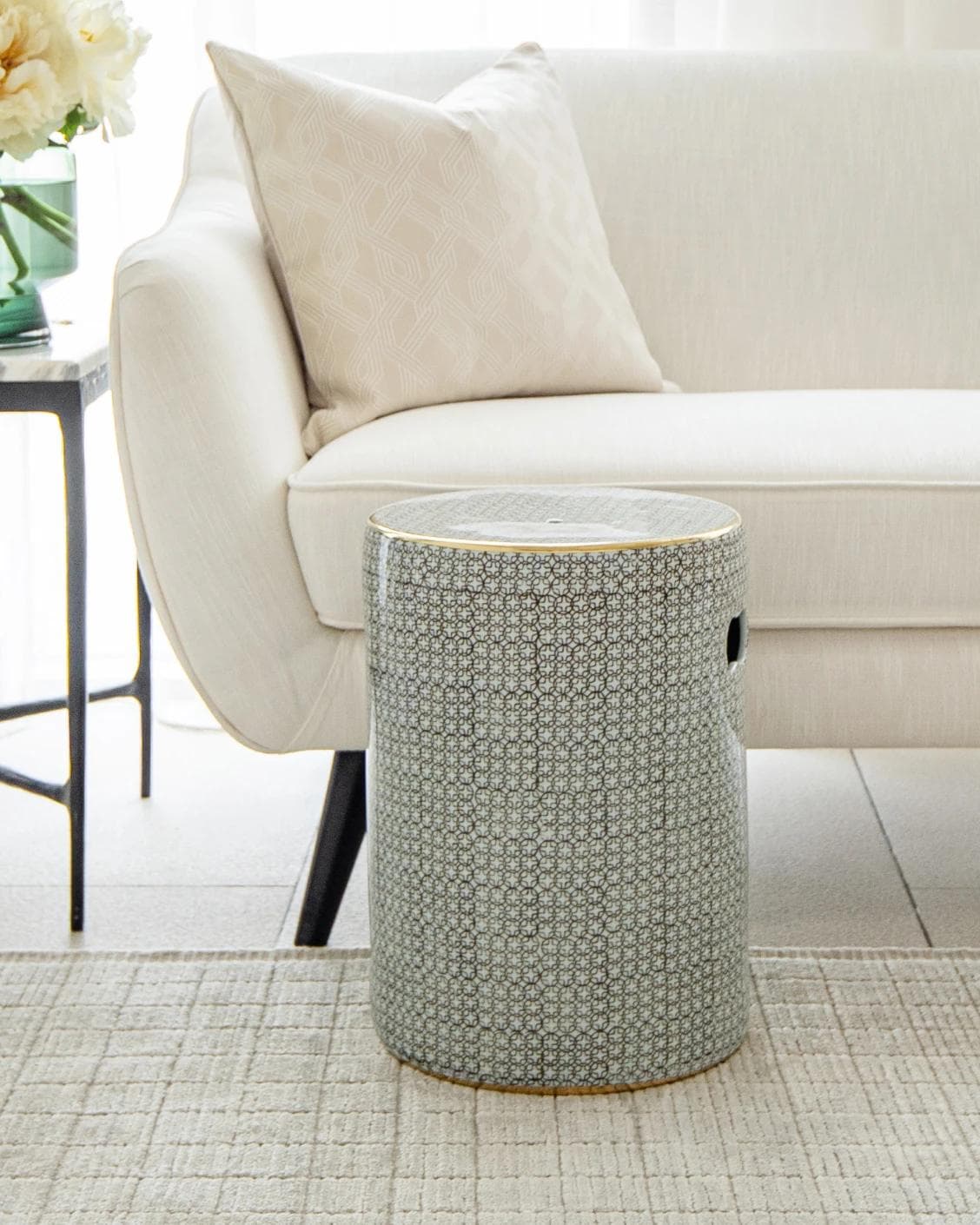 Hans Jacobsen stools in grey, shown in a lifestyle front view as image 5