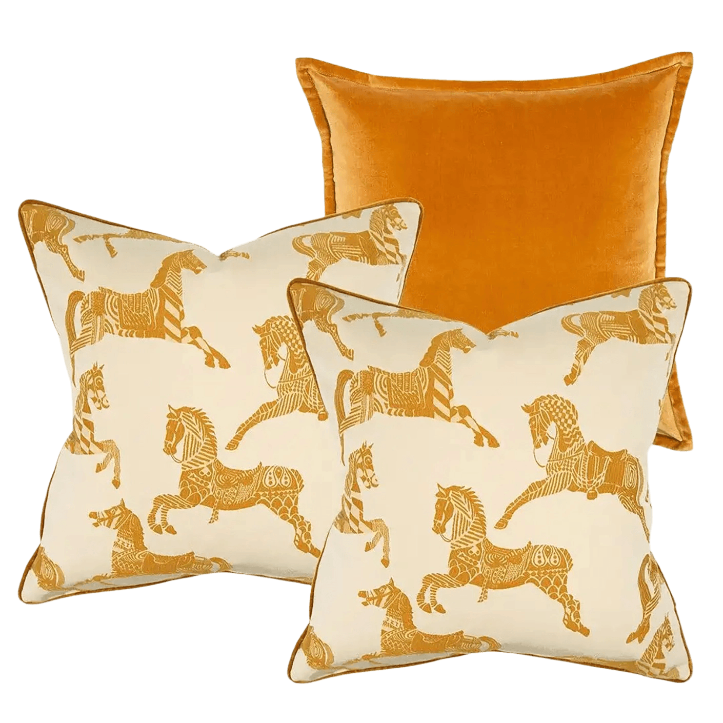 Arie Bundle bundle - indoor in orange and beige, shown in a product front view as image 1