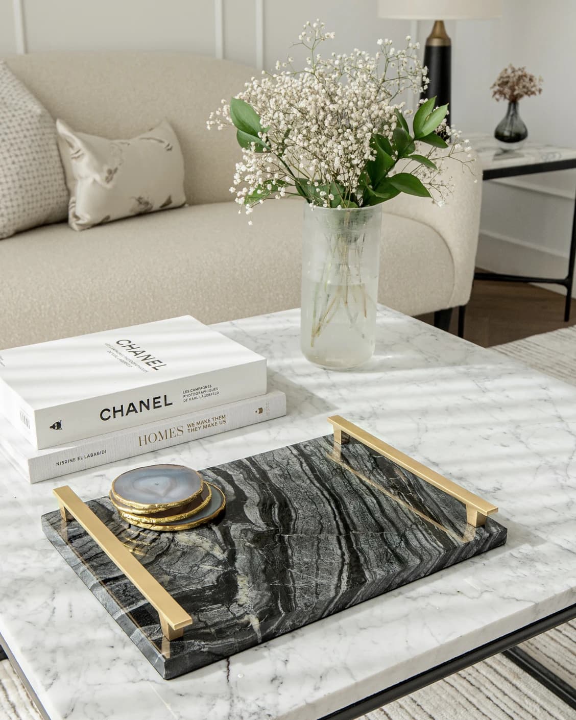 Daniel Bandiagara trays in gold and black, shown in a product top view as image 2