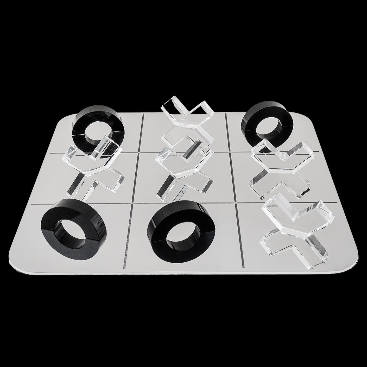 Glacia Malcolm Xo Gameboard statues and sculptures in black, shown in a product front view as image 1