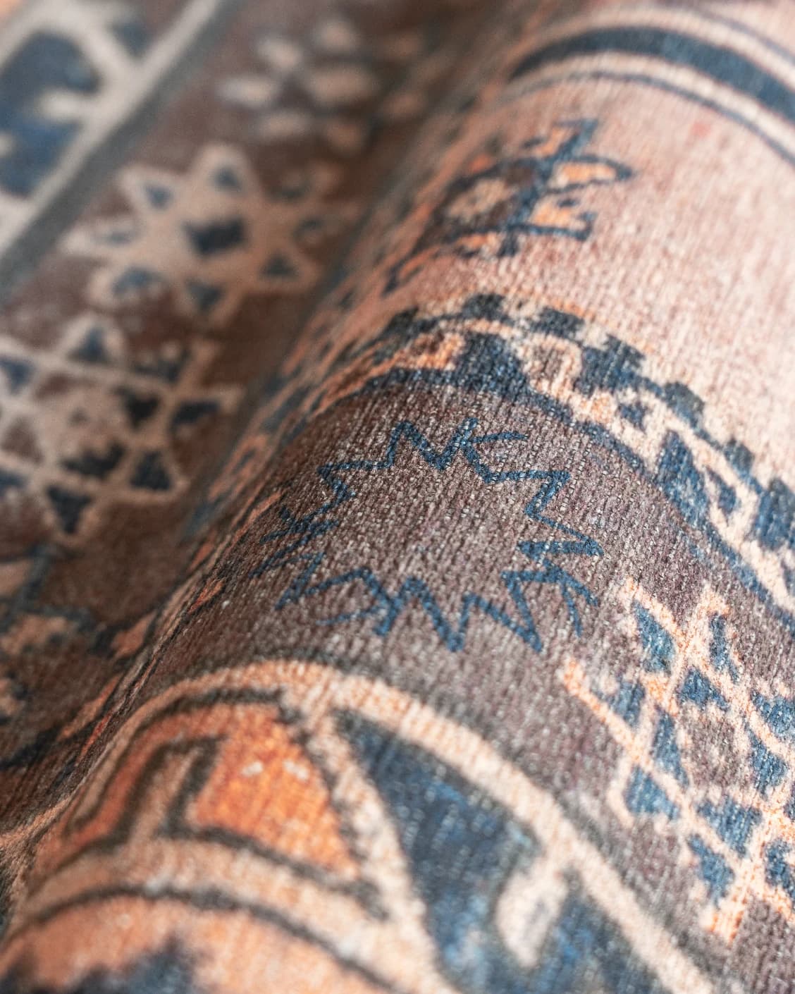 Vincent Blossom carpet in pink, blue and multicolour, shown in a product close-up as image 29