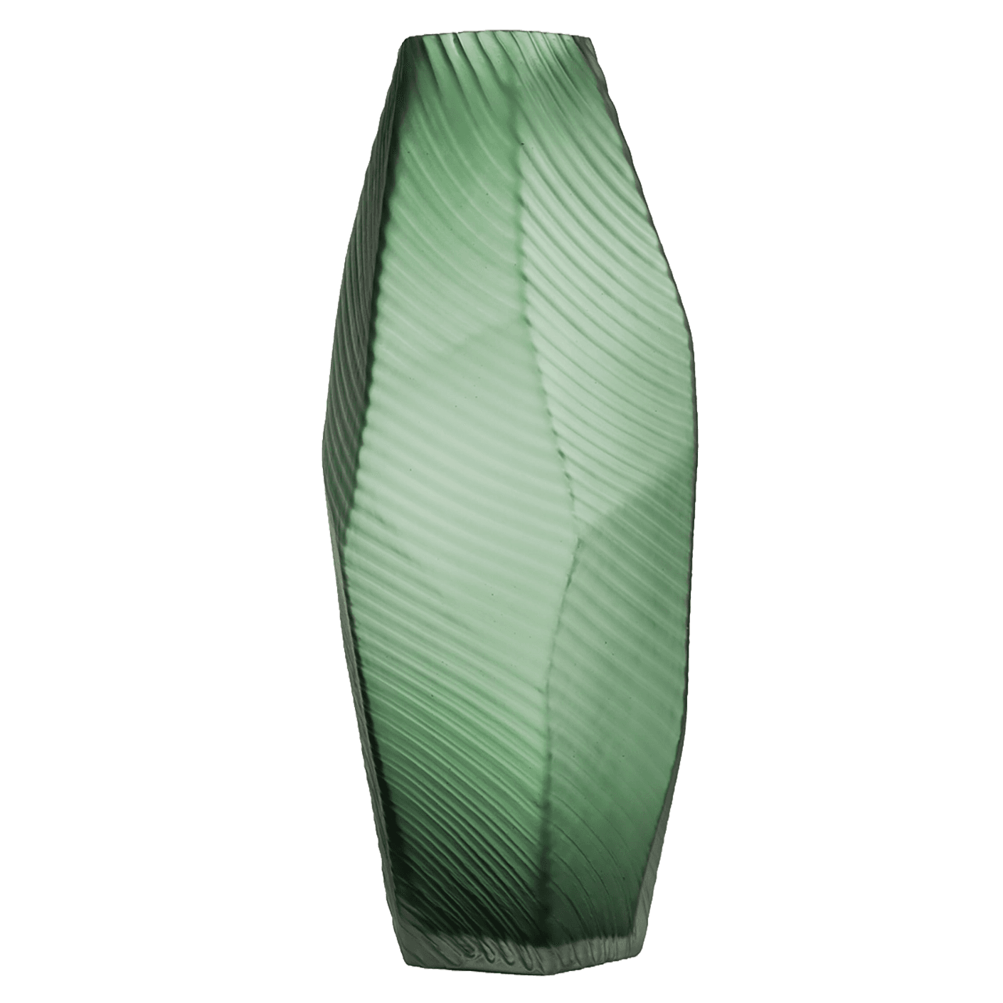 Keira Storms vases in green, shown in a product front view as image 1
