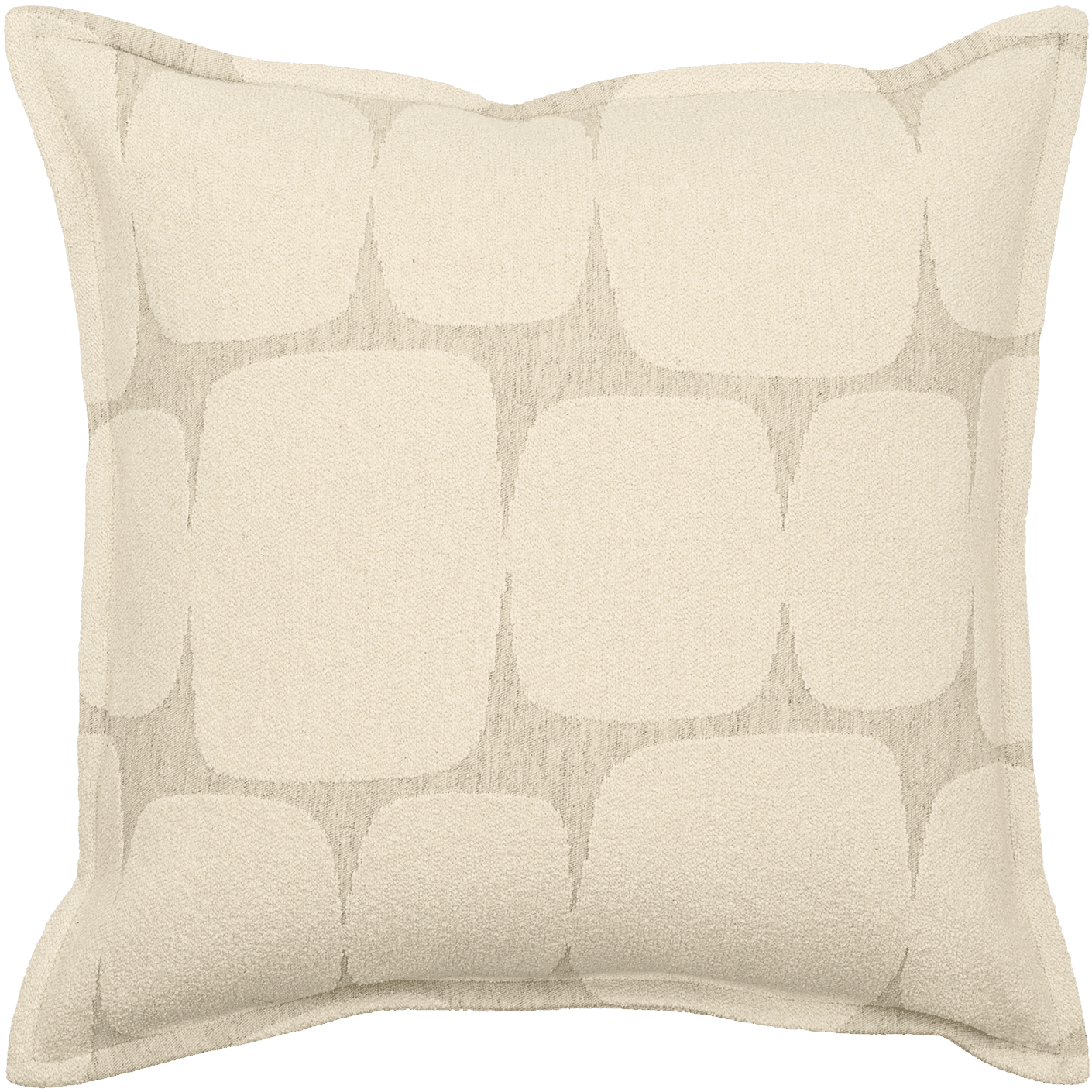 Kyomi Klimt single - indoor in ivory and beige, shown in a product front view as image 1