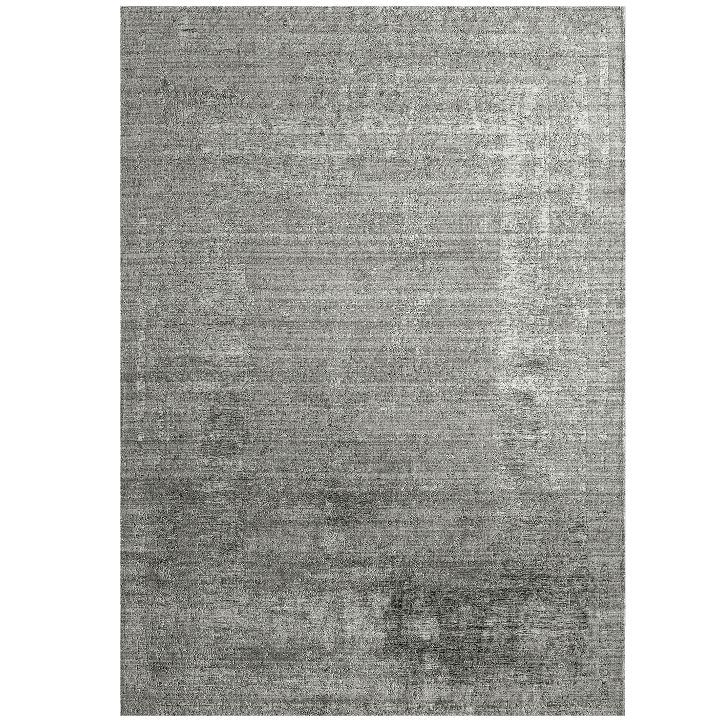 Liam Ashton carpets in grey, shown in a product top view as image 1