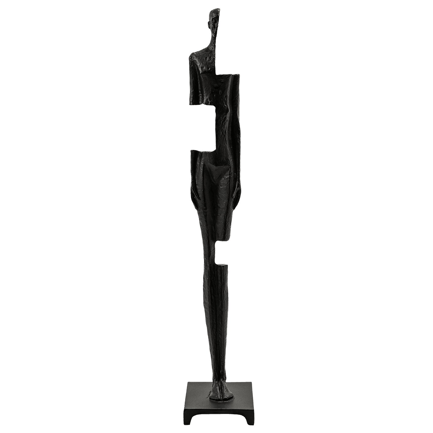 Morgan Rodin statues and sculptures in black, shown in a product front view as image 1