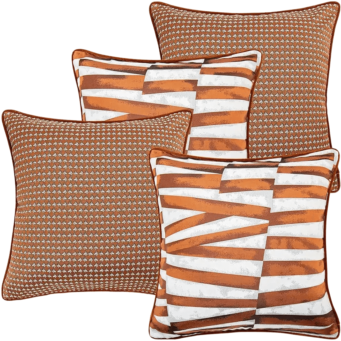 Alfred Bundle bundle - indoor in orange and white, shown in a product front view as image 1