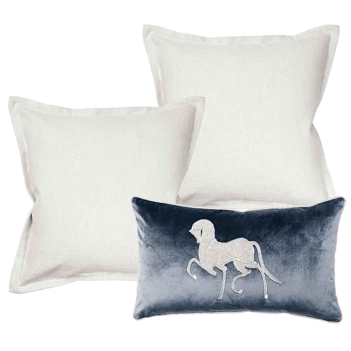 Brent Bundle bundle - indoor in white, blue and silver, shown in a product front view as image 1