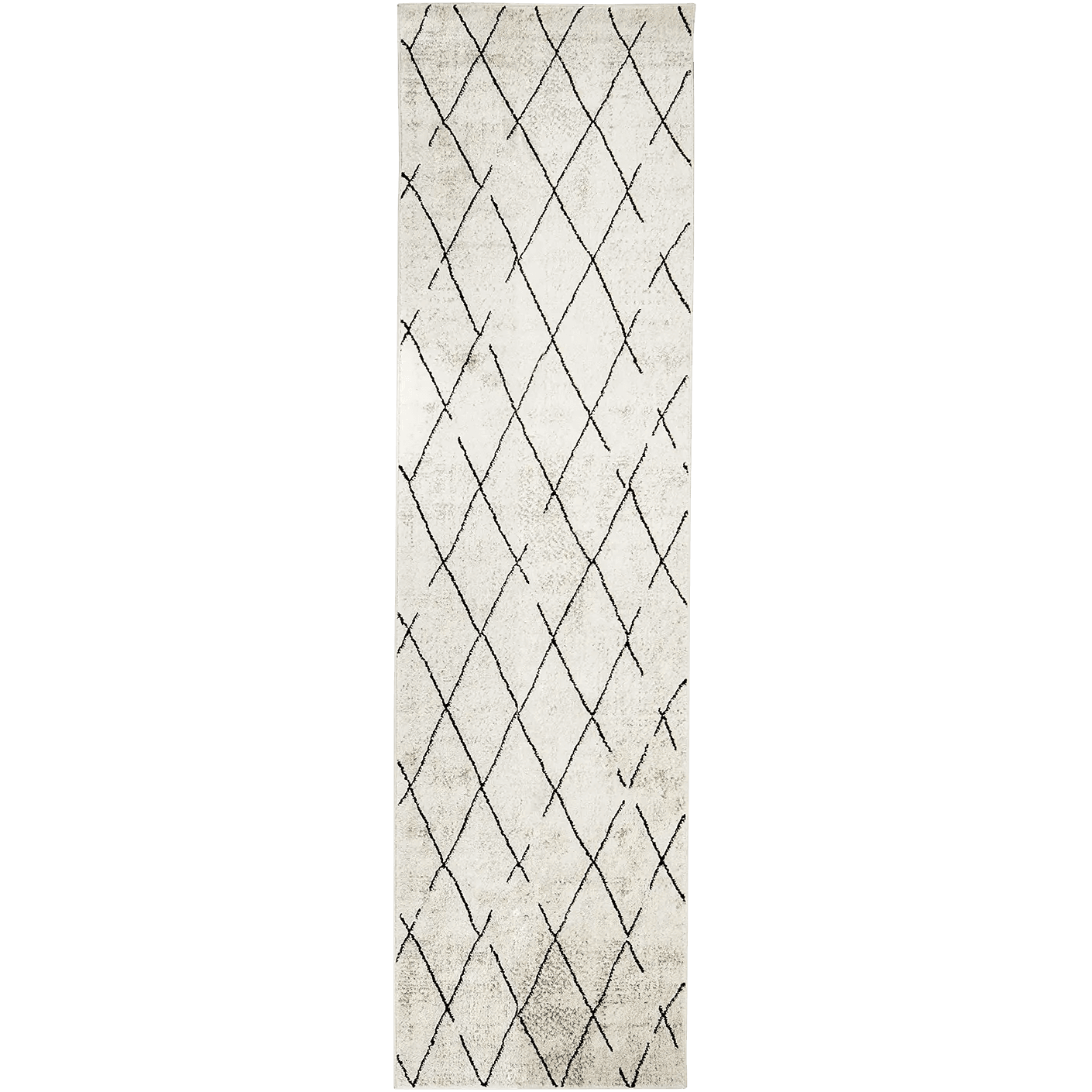 Renzo Ebony carpets in beige, shown in a product top view as image 1