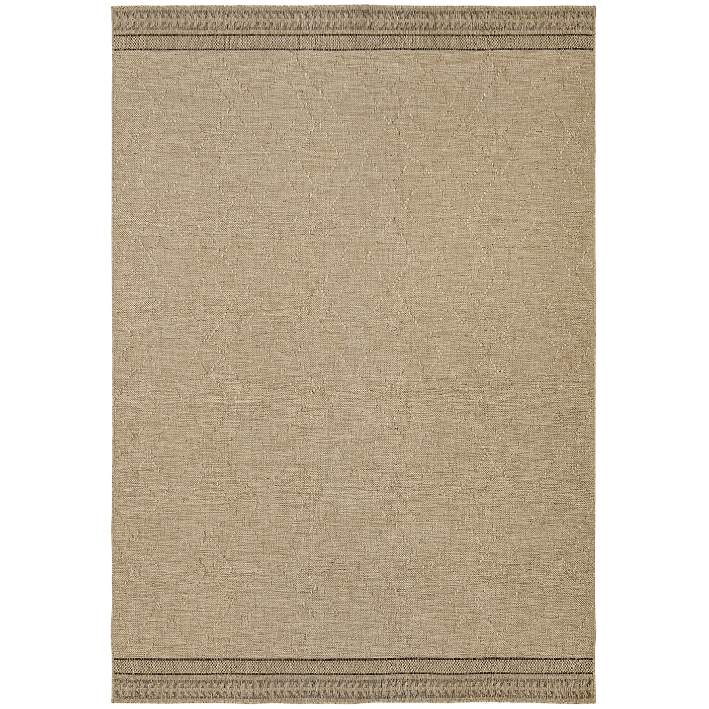 Solana Dune carpets in brown, shown in a product top view as image 1