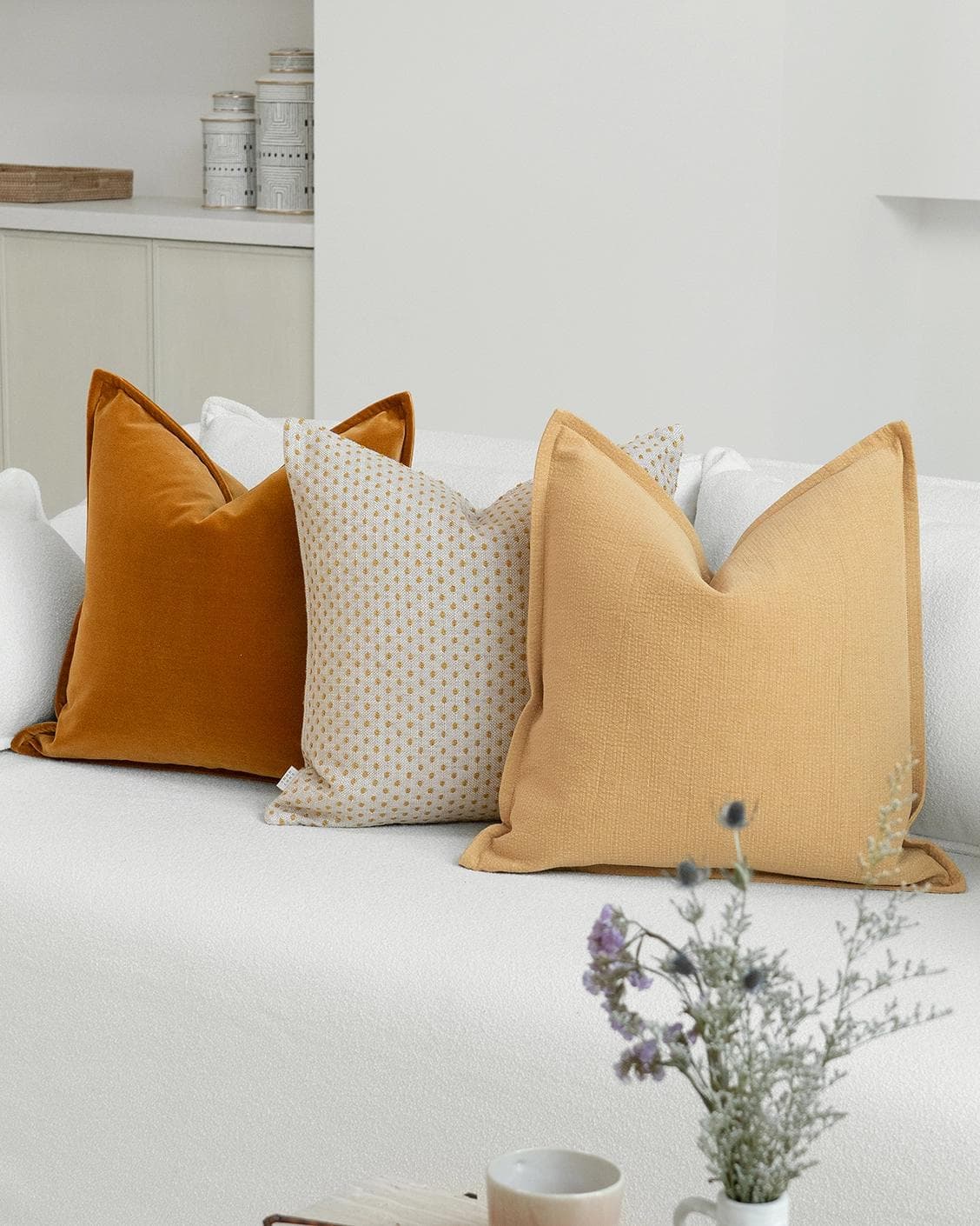 Sravan Bundle cushion, shown in a lifestyle right view as image 4