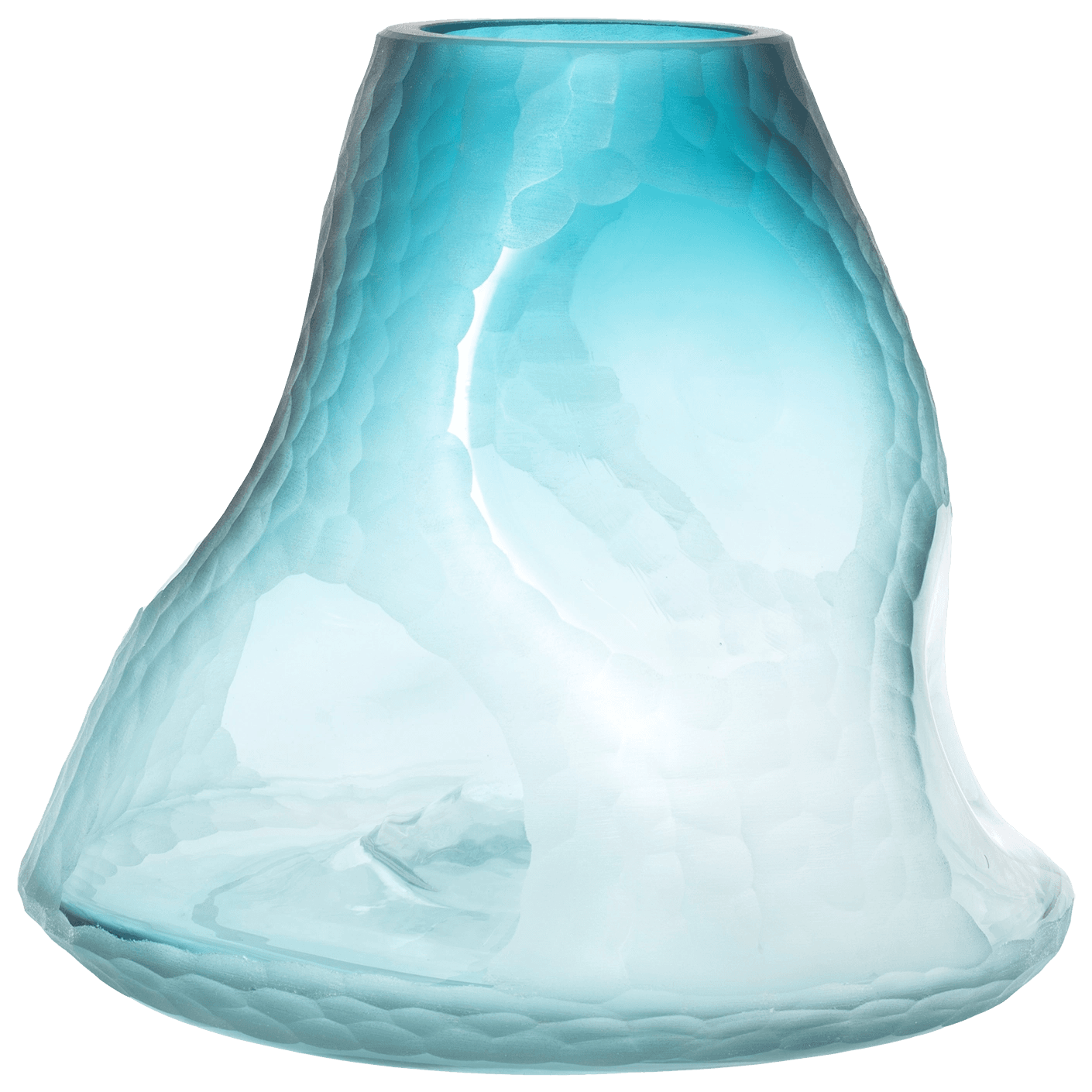 Tiffany Storms vases in turquoise, shown in a product front view as image 8