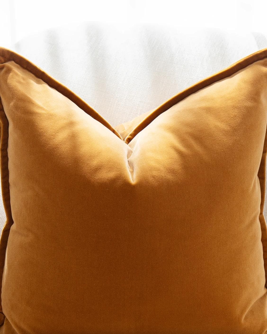 Ellie Bundle cushion in orange and yellow, shown in a product front view as image 6