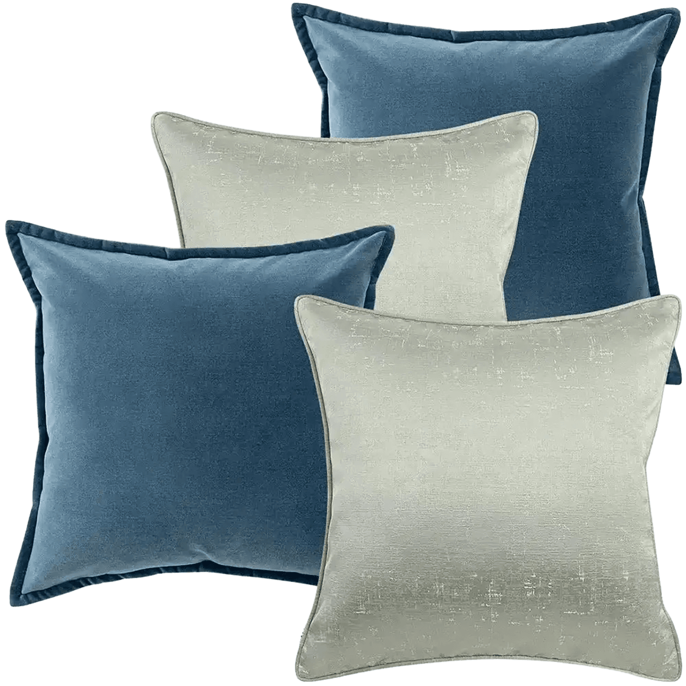 Vladimir Bundle bundle - indoor in blue, green and silver, shown in a product front view as image 1