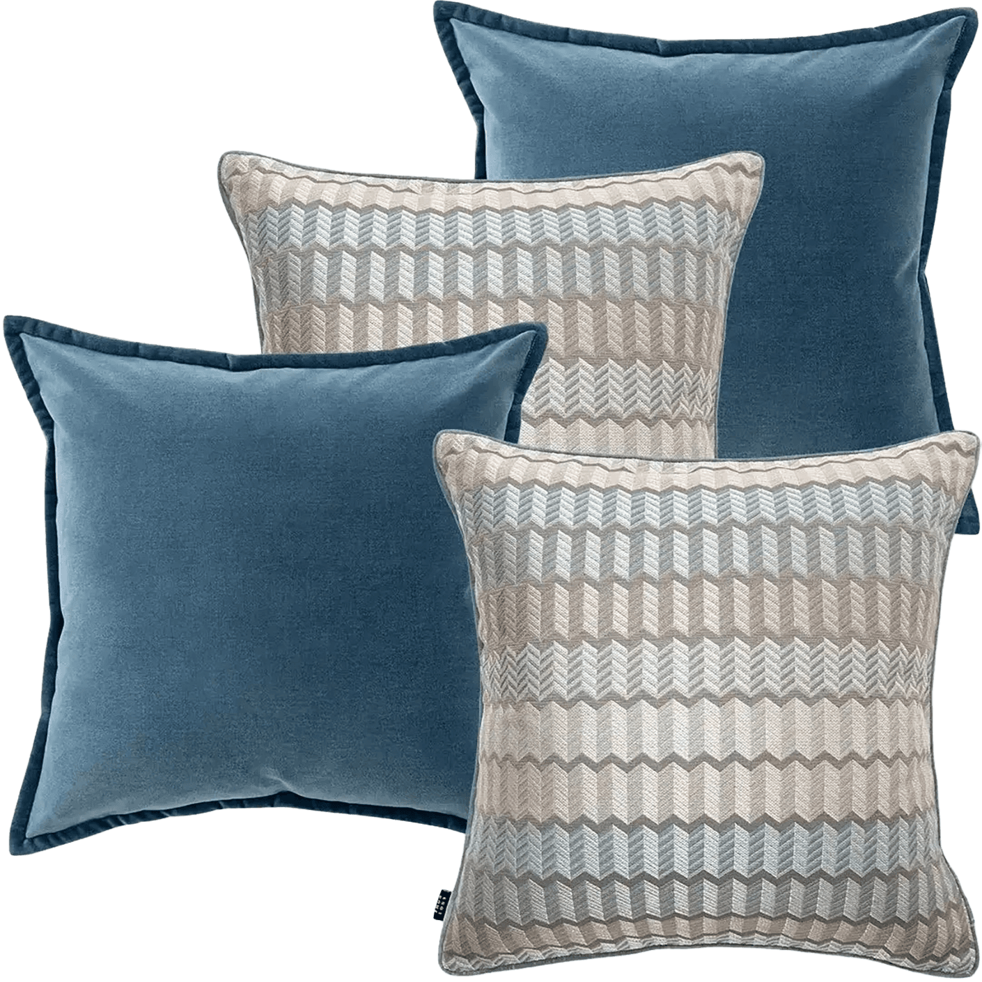 Ivy Bundle bundle - indoor in blue and silver, shown in a product front view as image 1