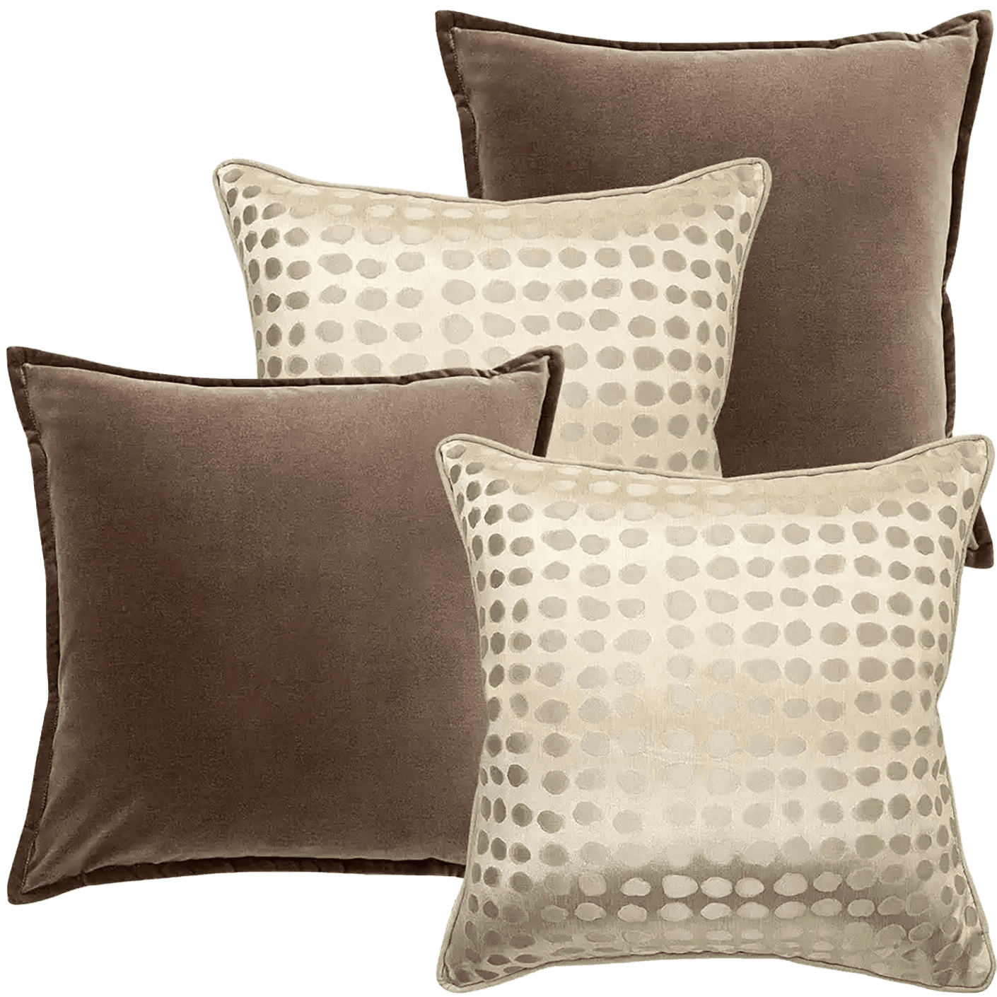 Flora Bundle bundle - indoor in brown, beige and gold, shown in a product front view as image 1