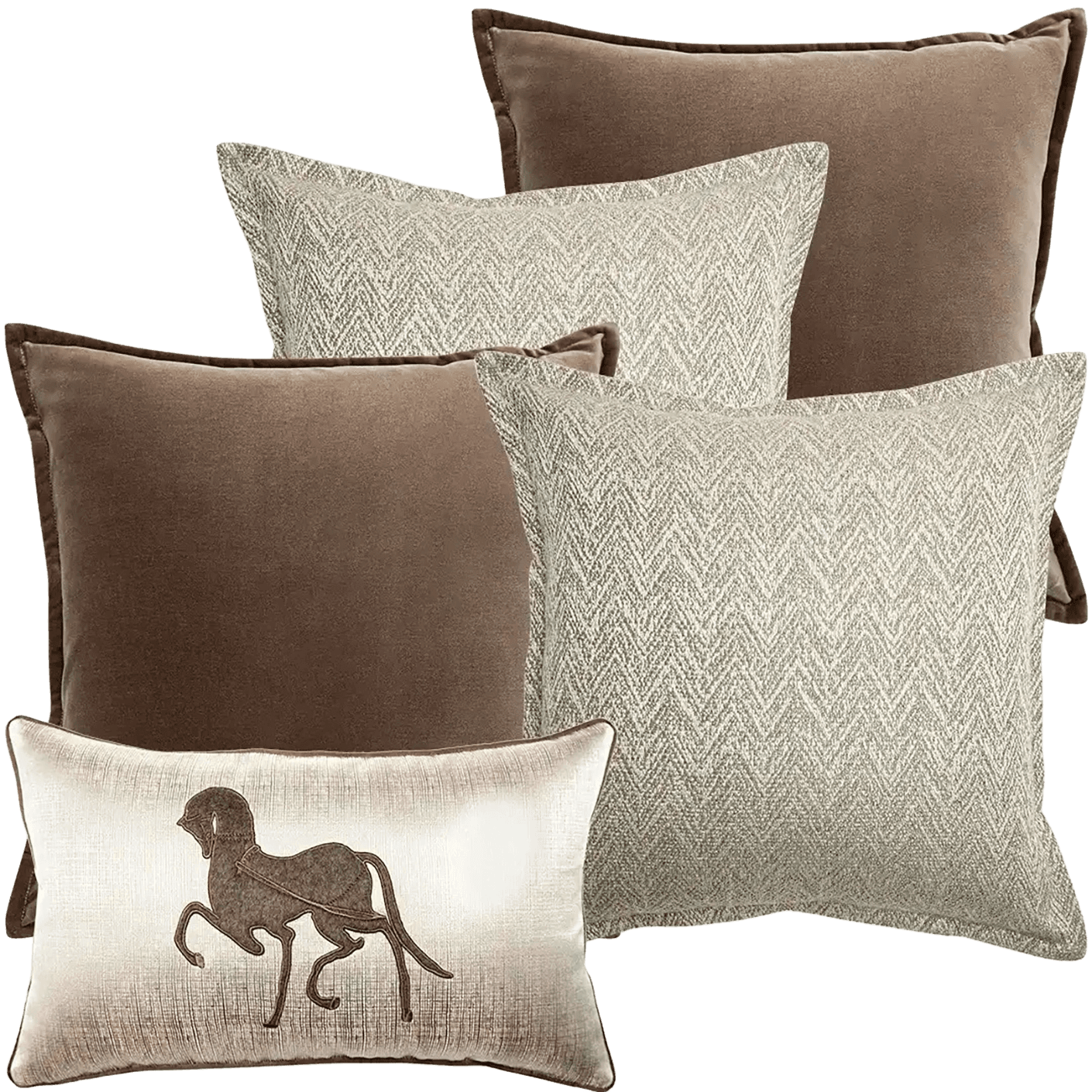 Gracia Bundle bundle - indoor in brown and beige, shown in a product front view as image 1