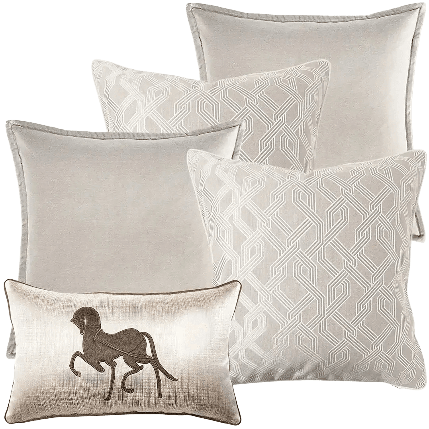 Sherwin Bundle bundle - indoor in beige, white and brown, shown in a product front view as image 1