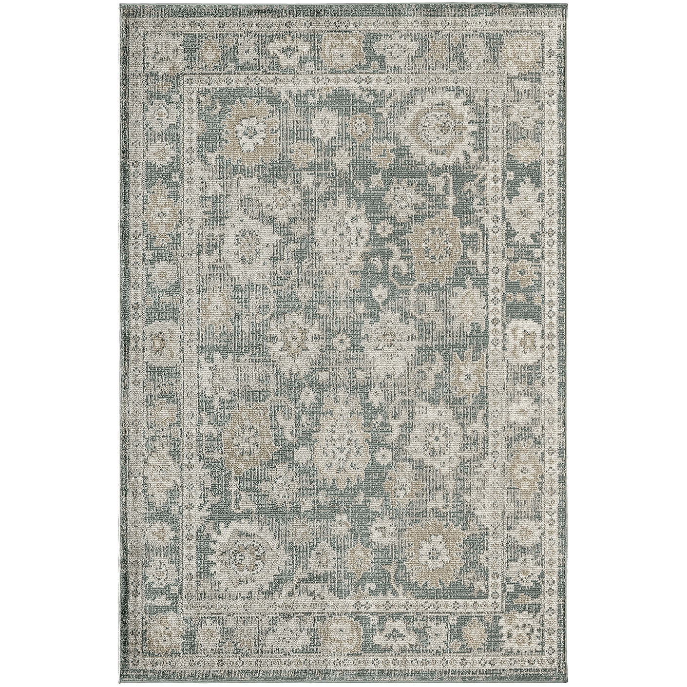 Warren Cobalt carpets in blue and beige, shown in a product top view as image 1