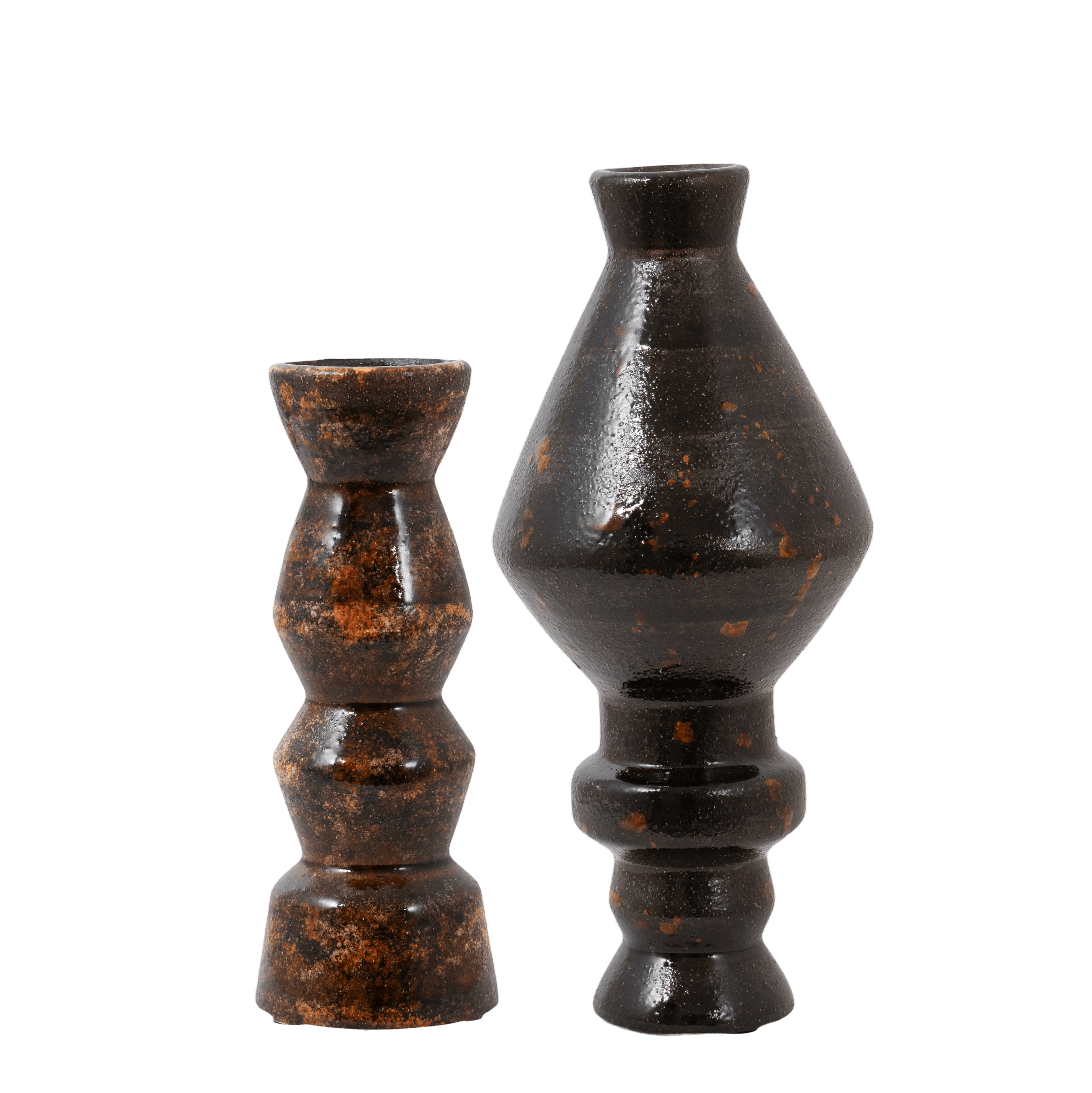 Zenith Terra Bundle statues and sculptures in brown and black, shown in a product front view as image 1